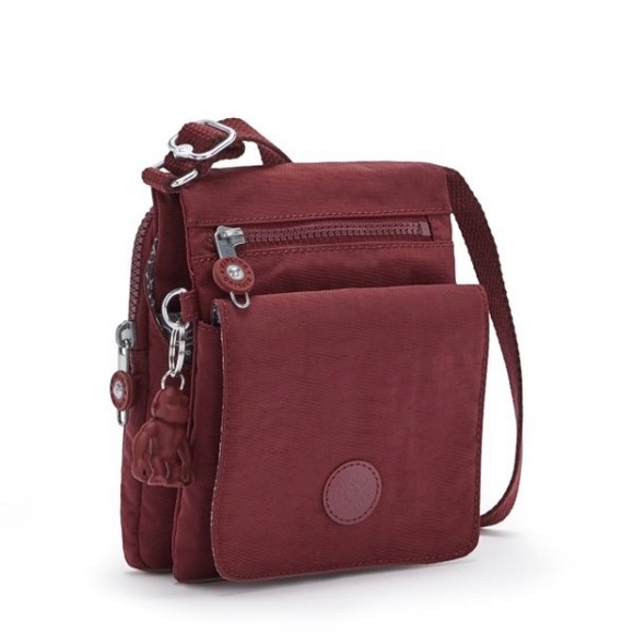 Kipling Bags Kipling Burgandy Eldaraso Crossbody Bag Poshmark